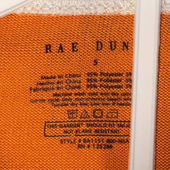 Rae Dunn 2 Piece Pajama Set Orange Trick or Treat Halloween Kids Size 5 - Picture 5 of 6